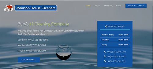 domestic cleaning services in Bury